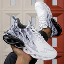 Sneakers Man Running Shoes Women Lightweight Mesh Breathable Comfortable Flat Soft Tennis Shoes Unisex Lace-up