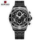 Fashion Watch Men Quartz Waterproof Luminous Hands Chronograph Men's Watches Stainless Steel Man Watch Male Clock