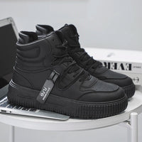 New Fashion Men's Sneakers Soft Comfortable Non Slip Wear Resistant Sole Daily Casual Men Shoes Preppy Winter Skate Ankle Boots