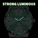2025 New Top Brand Luxury Man Wristwatch Waterproof Luminous Date Men Watches Stainless Steel Quartz 43mm Men's Watch Male reloj