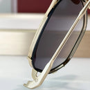 MARBOT Sunglasses Alloy Oval Women Men Fashion Popular Luxury Brand Women Sunglasses Designer  Shades Outdoor Retro