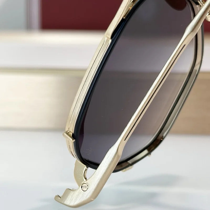 MARBOT Sunglasses Alloy Oval Women Men Fashion Popular Luxury Brand Women Sunglasses Designer  Shades Outdoor Retro