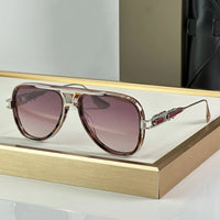 Dilta Grand Decade DTS460 Sunglasess Woman 2025 Metal Alloy Pilot Classic Male Female Fashion Men's Sunglasses Outdoor