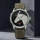 [Limited To 50 Pieces] [Hand Engraving] Automatic Mechanical Watch for Men's Sapphire Waterproof When Engraving and Jumping
