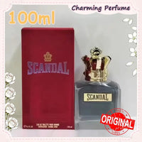 80ml/100ml Men's Eau De Parfum Long Lasting Oriental Woody Fragrance with Vetiver Tonka Leather Sandalwood for Elegant Appeal