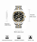 TEVISE Mechanical Watch for Man Top Brand Luxury Watch Stainles Steel Business Waterproof  Luminous Wristwatch