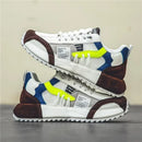 Trend New Men's Shoes Non-Slip Breathable Casual Shoes for Men Fashion Designed Personality Lace-up Comfortable Men's Sneakers