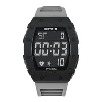 Watches For Man Fashion Sport Stopwatch Alarm Clock Silicone Strap Multifunctional Waterproof Fitness LED Electronic Watch