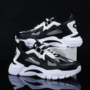 Men's Fashion Chunky Sneakers Lightweight Breathable Outdoor Walking Shoes Trendy Platform Casual Sports Shoes for Men