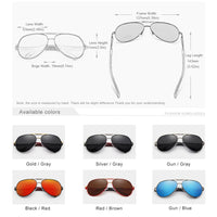 CLLOIO Men Classic Aluminum Polarized Sunglasses Women Driving Glasses Pilot Sun Glasses Brand Designer Male Vintage Sunglasses