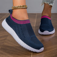 Women Sneakers Flat Bottomed Outdoor Casual Sports Single Shoes Comfortable Summer Mesh Lightweight Vulcanized Walking Shoes