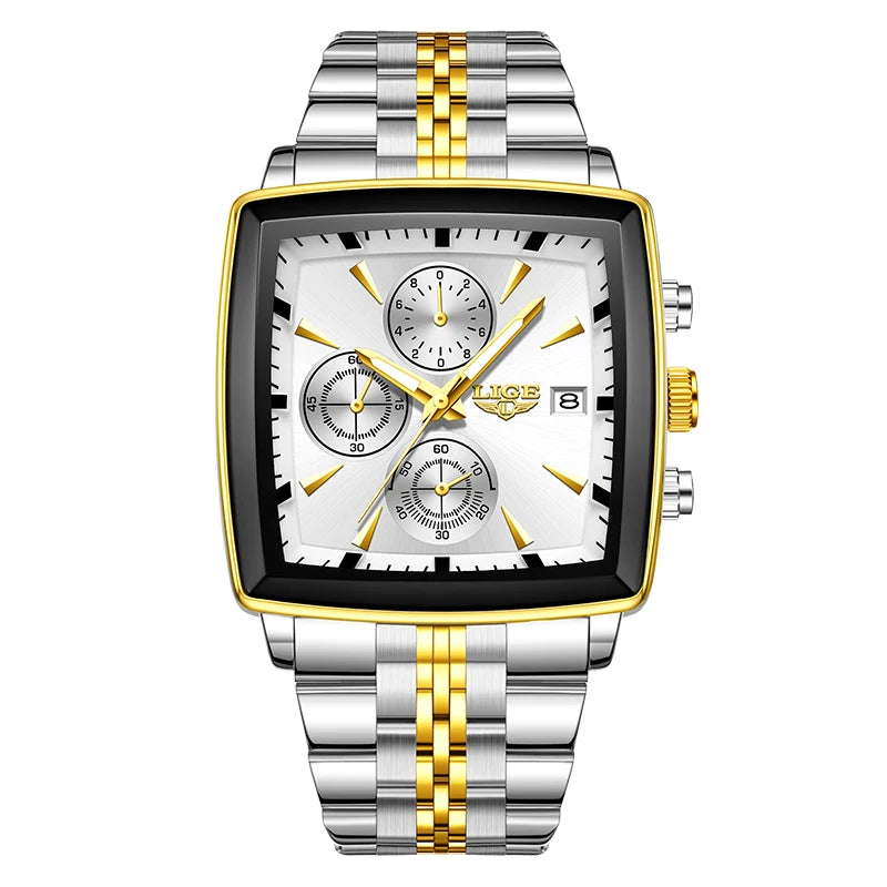 Silver gold white