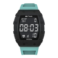 Watches For Man Fashion Sport Stopwatch Alarm Clock Silicone Strap Multifunctional Waterproof Fitness LED Electronic Watch