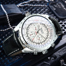 JARAGAR Sports Mens Watches Top Brand Luxury Automatic Mechanical Watch for Men Casual Leather Steel Strap Military Wristwatches