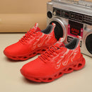 Sneakers Man Running Shoes Women Lightweight Mesh Breathable Comfortable Flat Soft Tennis Shoes Unisex Lace-up