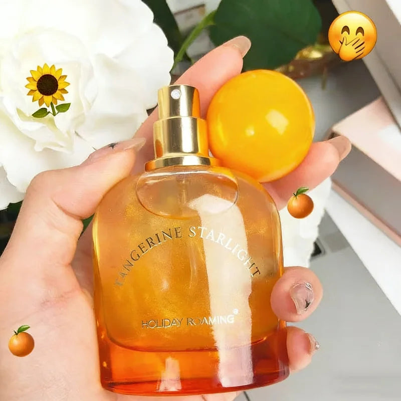Russia Popular Women Eau De Parfum 50ml Orange Grape Cherry Scents Long-lasting Light Fragrance Women Natural Fruity Perfume
