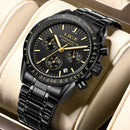 Relogios Masculino New Fashion Watches Man LIGE Clock Luxury Men Wristwatch Stainless Steel Waterproof Quartz Watch Chronograph