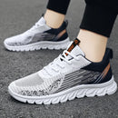 Sneakers new men's shoes trend foreign trade flying woven lace-up running shoes breathable Korean version of tide shoes