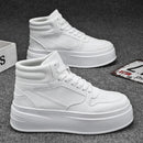Men Casual Sneakers Platform Ankle Boots High-top Thick Bottom Sneakers Male Outdoor Basketball Shoes Sport Trainers 2025