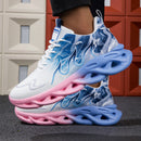 Sneakers Man Running Shoes Women Lightweight Mesh Breathable Comfortable Flat Soft Tennis Shoes Unisex Lace-up