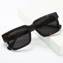 High Quality Thick Framed Acetate Fiber Myopia Sunglasses for Men and Women Luxury Square Design Driving and Fishing Sun Glasses