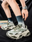 Low-Top Thick Platform Man Casual Sneaker Spring and Autumn Designer Trend 2025 Comfortable High Quality Sports Shoes for Men