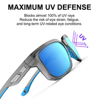 Suukaa Brand Polarized Sunglasses UV400 Protection for Men and Women Outdoor Hunting Fishing Driving Bicycle Sunglasses
