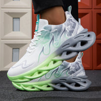 Sneakers Man Running Shoes Women Lightweight Mesh Breathable Comfortable Flat Soft Tennis Shoes Unisex Lace-up