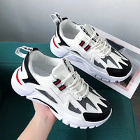 Men's Fashion Chunky Sneakers Lightweight Breathable Outdoor Walking Shoes Trendy Platform Casual Sports Shoes for Men