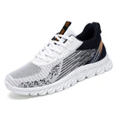 Sneakers new men's shoes trend foreign trade flying woven lace-up running shoes breathable Korean version of tide shoes