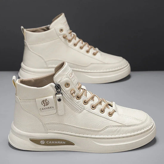 Male Sneakers High-top Loafers Skateboard Sports and Leisure Shoes for Men Men's Sneakers Non-Slip Soft and Comfortable New