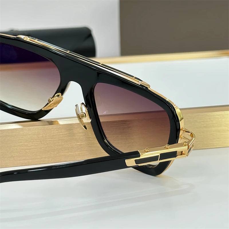 DILTA LXN-EVO DTS403  Luxury Designer Pilot Sunglasses for Women Fashion UV400 Outdoor Double Bridge lunette soleil femme
