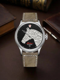 [Limited To 50 Pieces] [Hand Engraving] Automatic Mechanical Watch for Men's Sapphire Waterproof When Engraving and Jumping
