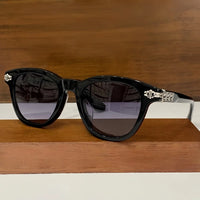 New Classic Retro Fashion Outdoor Beach Party Vacation Sunglasses Acetate Large Frame Men and Women's Driving UV400 Sun Glasses
