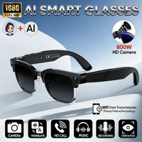 2026New 4K Ultra HD Color Change BT Call Smart Glasses AI Chat Music Player 800W Pixel Camera 1080P Video  AI Sports Glasses Men