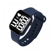 Simple Digital Watches for Women Men Waterproof Sports Silicone Band LED Watch Casual Fashion Electronic Clock Couple Watch Gift