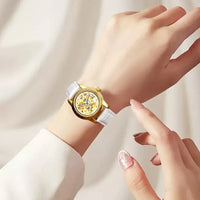 Women automatic watch fashion cute mechanical wristwatches dainty elegant waterproof luxury gifts for girlfriend watch！