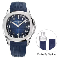 2025 New Arrival Mens Watches Top Brand Luxury Automatic Mechanical Watches Rubber Strap Stainless Steel Watch Relogio Masculino