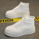 Men Casual Sneakers Platform Ankle Boots High-top Thick Bottom Sneakers Male Outdoor Basketball Shoes Sport Trainers 2025