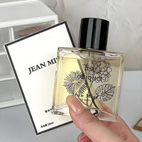 Bergamot Lemon Perfume Floral Men's Perfume Nutmeg Peach Flower Musk Fragrance Spray Couple Romantic Date Elegant Fragrance 50ml