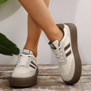 Women Sneakers Spring Autumn Thick Sole Casual Board Shoes Women Soft Sole Inside Increase Training Sneakers Zapatos De Mujer