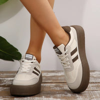 Women Sneakers Spring Autumn Thick Sole Casual Board Shoes Women Soft Sole Inside Increase Training Sneakers Zapatos De Mujer