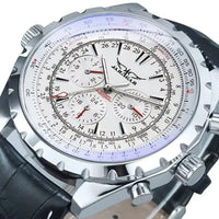 High-End Men's Watches Are a Stylish and Functionally Practical Mechanical Timepiece Made of Stainless Steel, Featuring a Hollow Design and a Large Dial. Its Attractive Appearance Makes It Suitable for Everyday Gifts, and It