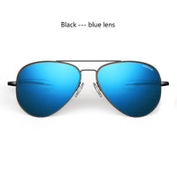 RE Sunglasses Man USA Army Military Aviation Pilot Sunglasses Glass Lens Woman Luxury Brand Retro Titanium Frame High Quality