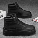Men Casual Sneakers Platform Ankle Boots High-top Thick Bottom Sneakers Male Outdoor Basketball Shoes Sport Trainers 2025
