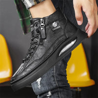 Male Sneakers High-top Loafers Skateboard Sports and Leisure Shoes for Men Men's Sneakers Non-Slip Soft and Comfortable New