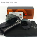 AO Pilot Sunglasses Men Top Quality Brand Designer AGX Tempered Glass Lens Sun Glasses Male