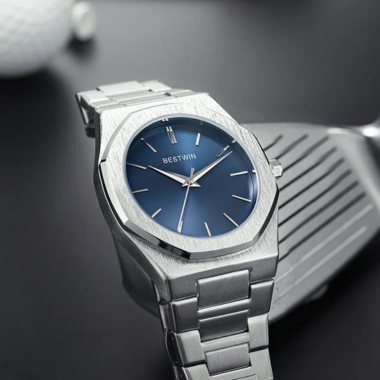 New Watches for Men Luxury Stainless Steel Strap Classic Business Waterproof Quartz Wristwatches Male Clock Relogio Masculino