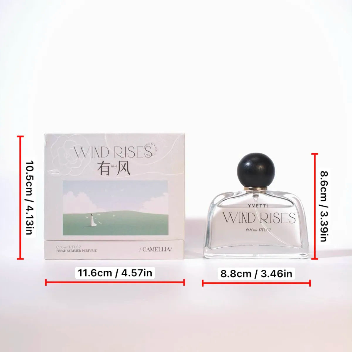 Pure Camellia Perfume Originales Eau De Parfum for Women Elegant Gentle Long-Lasting Fresh Floral-Fruity Scent for Daily Use