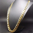 Pure Gold Color Chain Jewelry, Chapado 24k Ouro 10mm Heavy Chain For Men 20 Man20, 22", 24", 26", 28", 30"